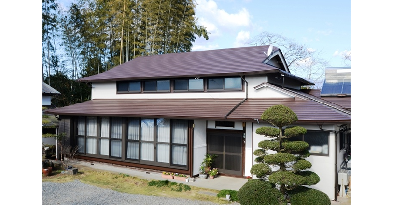 静岡県富士宮市　太田川様邸　屋根改修－改修後
